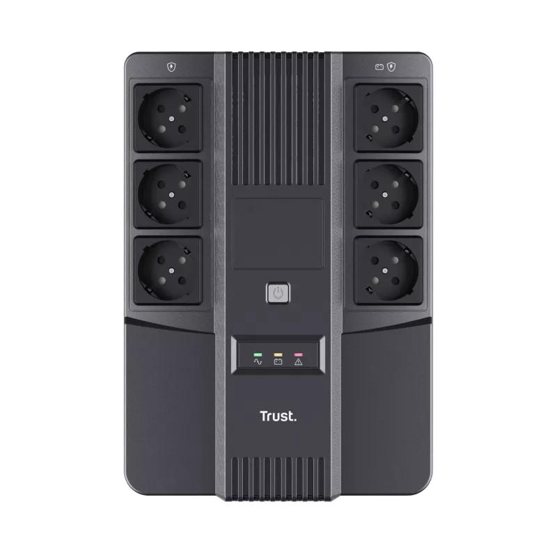 Trust Maxxon 23326 UPS 800 VA, 6 uscite AC, onda sinusoidale simulata