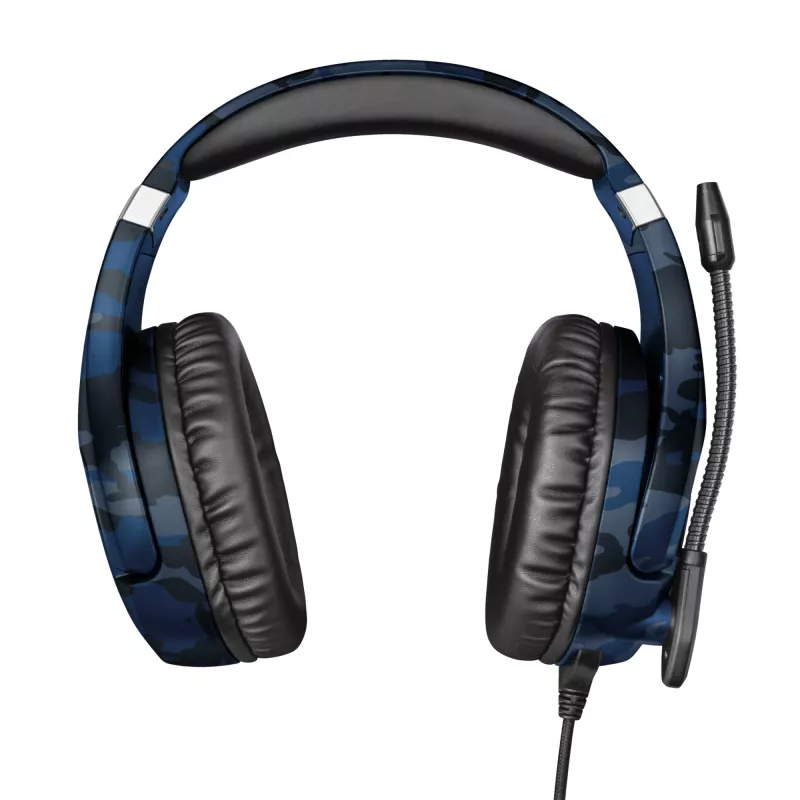 Trust GXT 488 Forze PS4 Headset cablato con archetto Gaming nero, blu