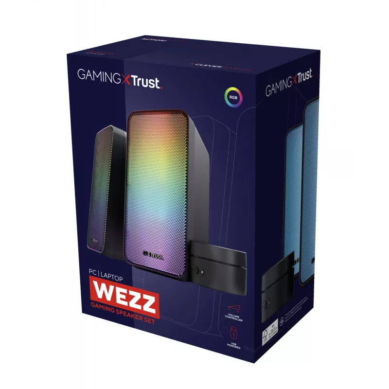 Trust GXT 611 Wezz set di altoparlanti 6 W PC/laptop nero 2.0 canali 3 W