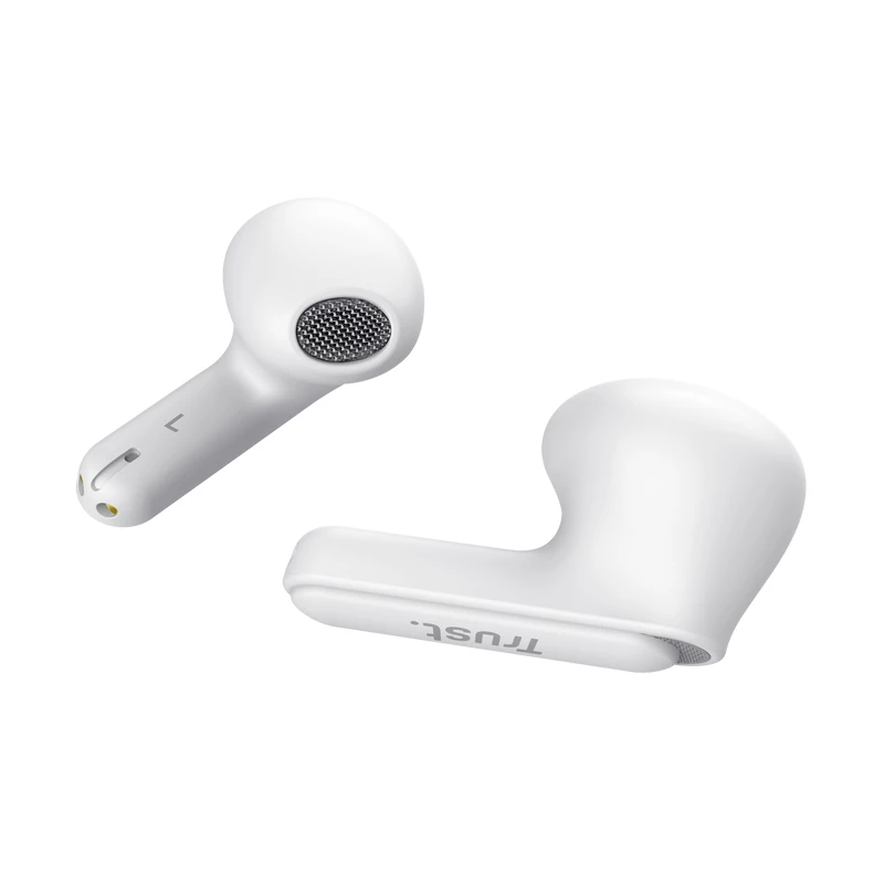 Trust Yavi Headset True Wireless Stereo (TWS) auricolari in-ear per chiamate/musica USB Type-C Bluetooth bianco