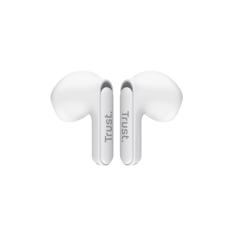 Trust Yavi Headset True Wireless Stereo (TWS) auricolari in-ear per chiamate/musica USB Type-C Bluetooth bianco