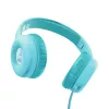 Trust Nouna Headset cablato con archetto per chiamate/musica ciano
