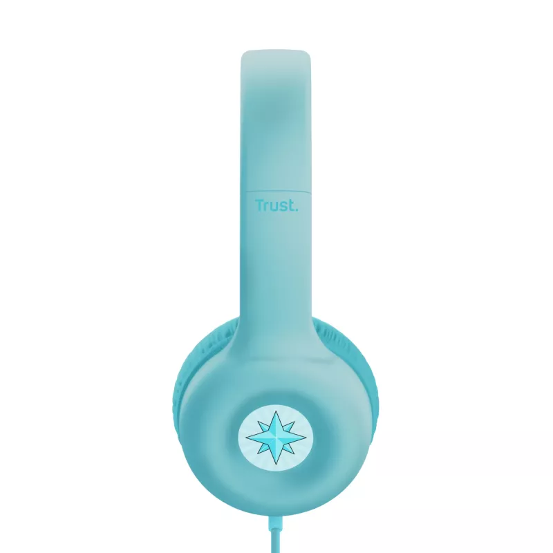 Trust Nouna Headset cablato con archetto per chiamate/musica ciano