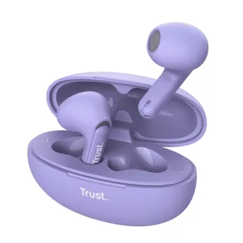 Trust Yavi Headset True Wireless Stereo (TWS) in-ear per chiamate/musica USB Type-C Bluetooth viola