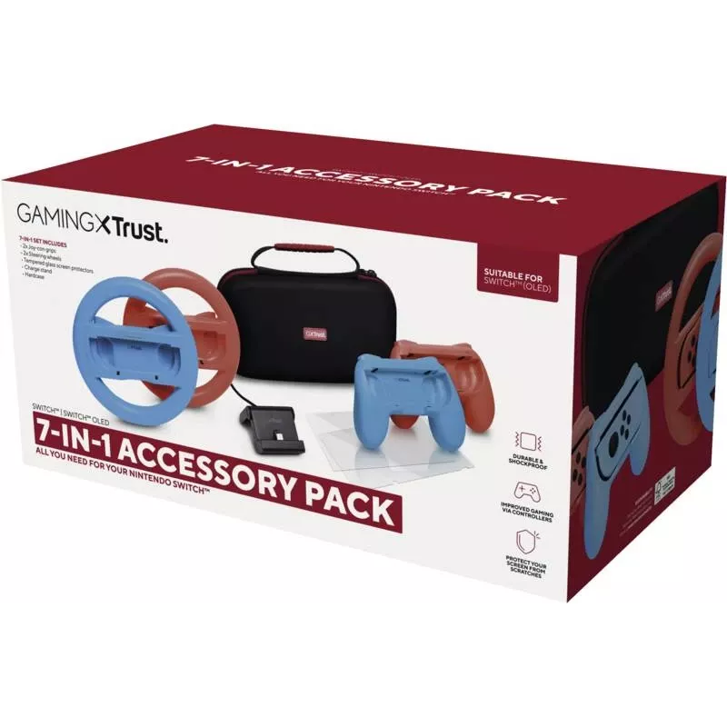 Trust GXT 1249 kit accessori 7-in-1 per Nintendo Switch