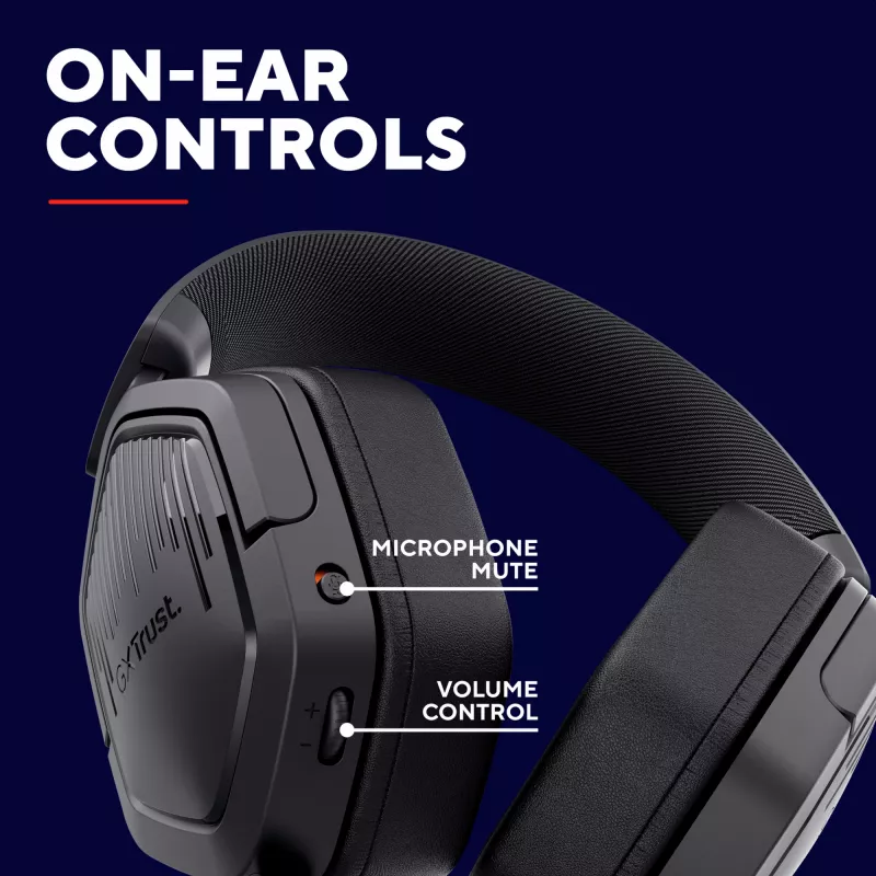 Trust GXT492 Carus Headset cablato con archetto Gaming nero