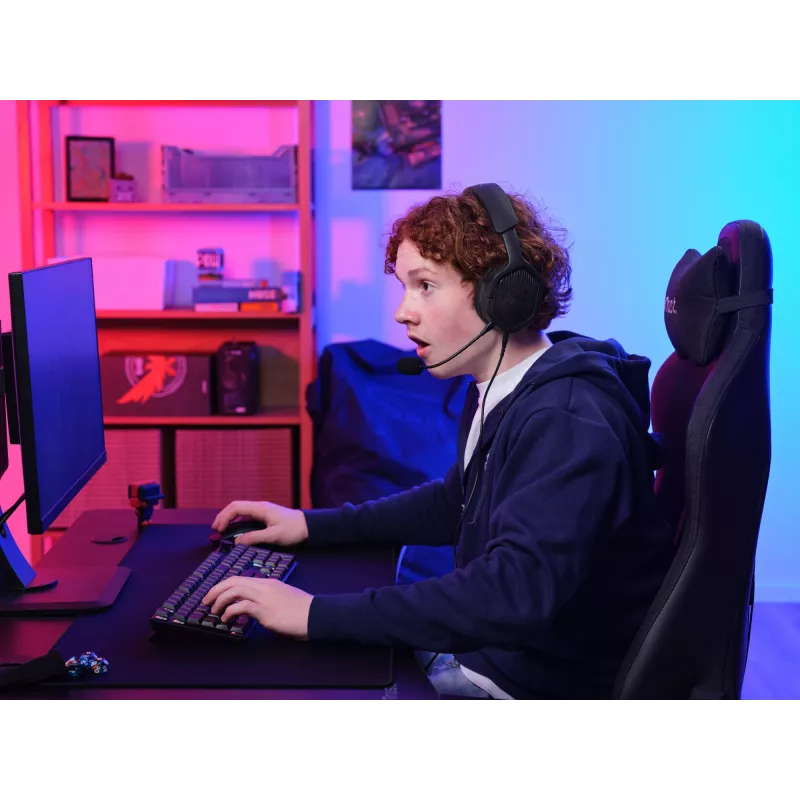 Trust GXT492 Carus Headset cablato con archetto Gaming nero