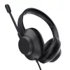 Trust Ayda Max USB Headset cablato con archetto Office/Call Center USB Type-C / USB Type-A nero