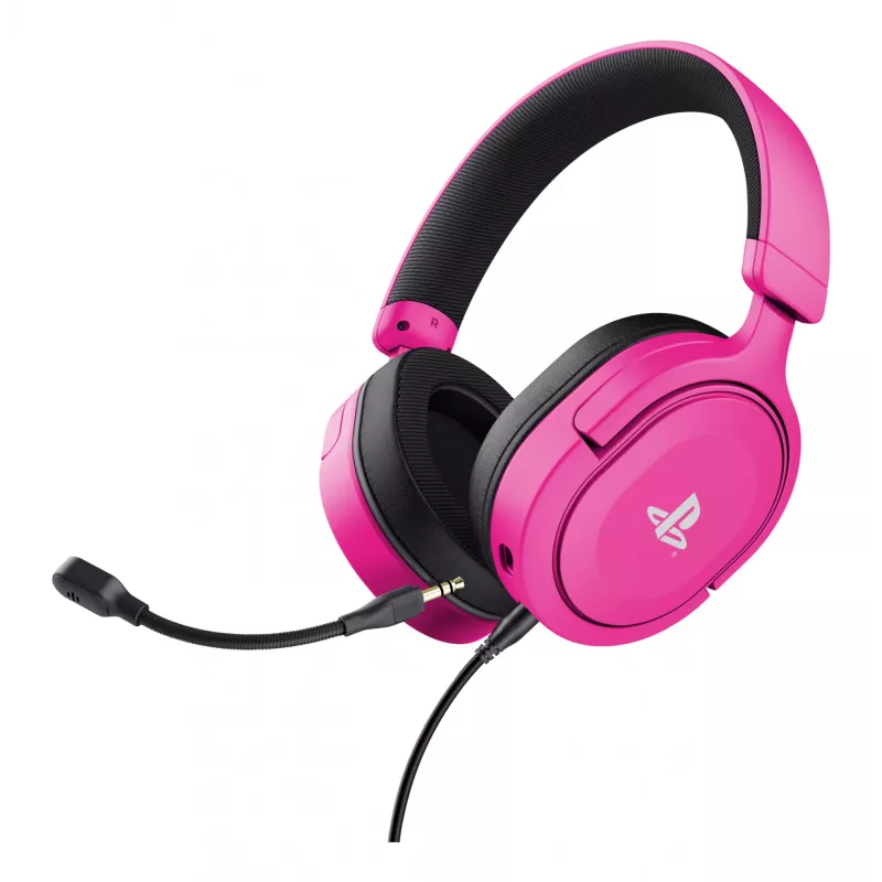 Trust GXT 498P Forta Headset cablato con archetto Gaming rosa