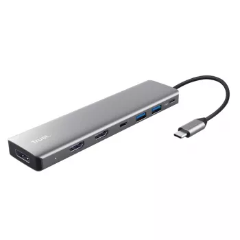 Trust 25661 Hub di interfacce USB Type-C in alluminio