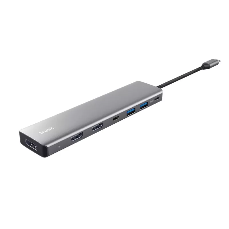 Trust 25661 Hub di interfacce USB Type-C in alluminio