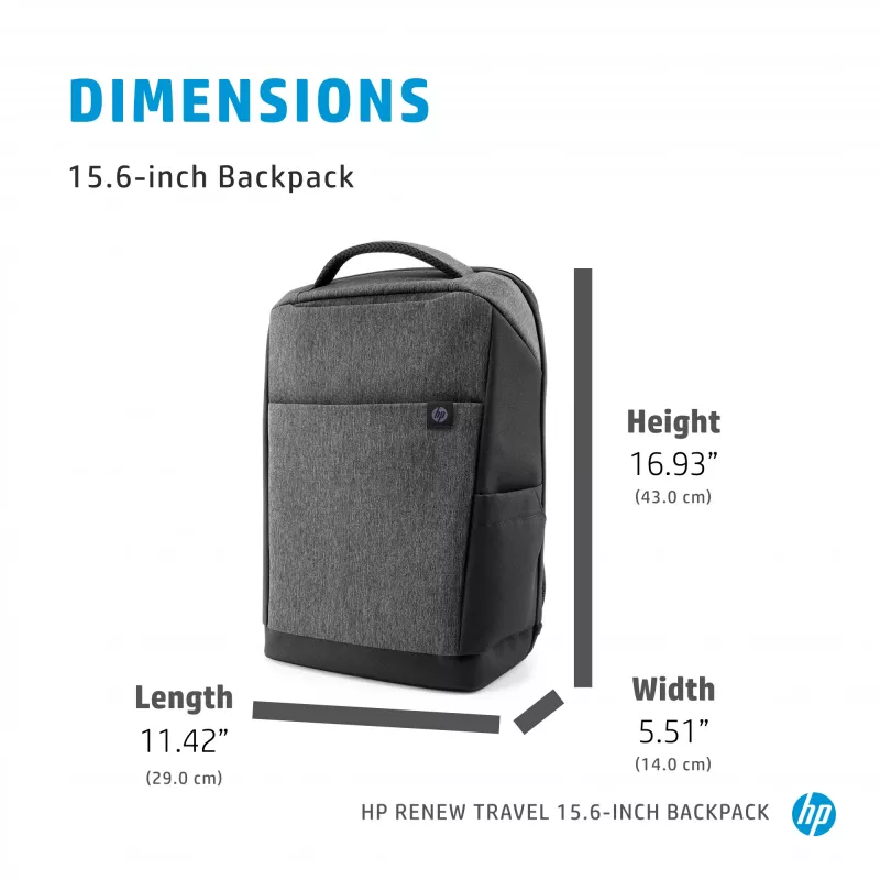 HP Renew Travel zaino 15,6