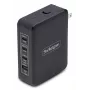 StarTech.com Caricabatterie da parete USB-C 140W, 3x USB-C/1x USB-A, PD 3.1 Alimentatore GaN internazionale per MacBook/Dell XPS/Inspiron