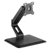 Techly ICA-LCD 35TS supporto da scrivania per monitor touchscreen, 17-32 pollici, fino a 10 kg, VESA 75x75/100x100, molla a gas, nero