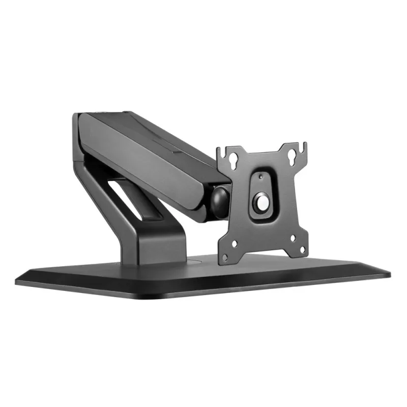 Techly ICA-LCD 35TS supporto da scrivania per monitor touchscreen, 17-32 pollici, fino a 10 kg, VESA 75x75/100x100, molla a gas, nero