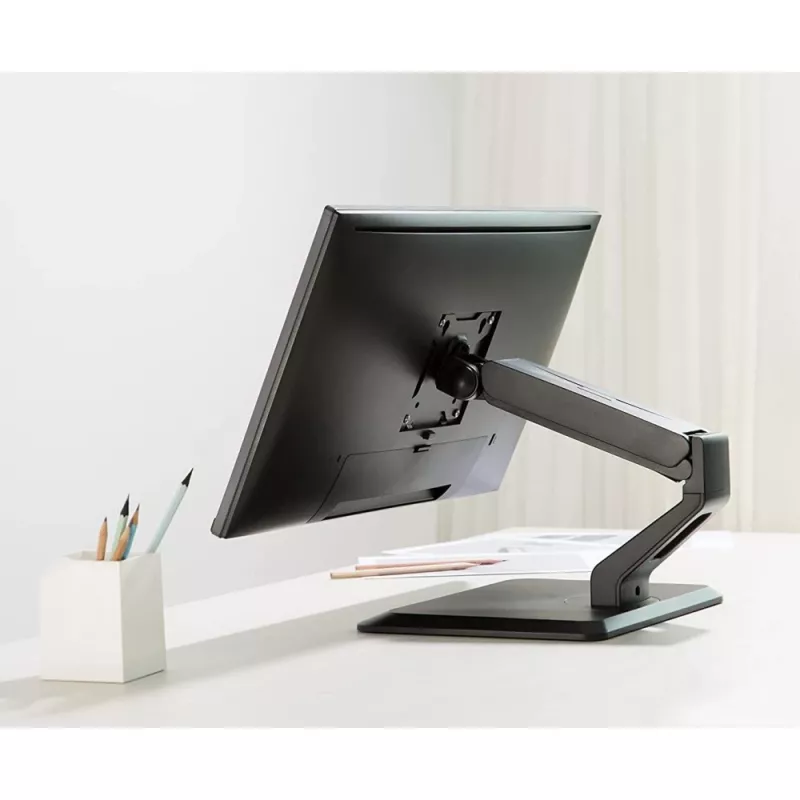 Techly ICA-LCD 35TS supporto da scrivania per monitor touchscreen, 17-32 pollici, fino a 10 kg, VESA 75x75/100x100, molla a gas, nero