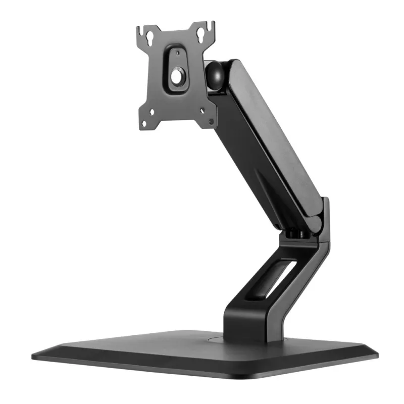 Techly ICA-LCD 35TS supporto da scrivania per monitor touchscreen, 17-32 pollici, fino a 10 kg, VESA 75x75/100x100, molla a gas, nero