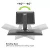 Techly ICA-LCD 35TS supporto da scrivania per monitor touchscreen, 17-32 pollici, fino a 10 kg, VESA 75x75/100x100, molla a gas, nero