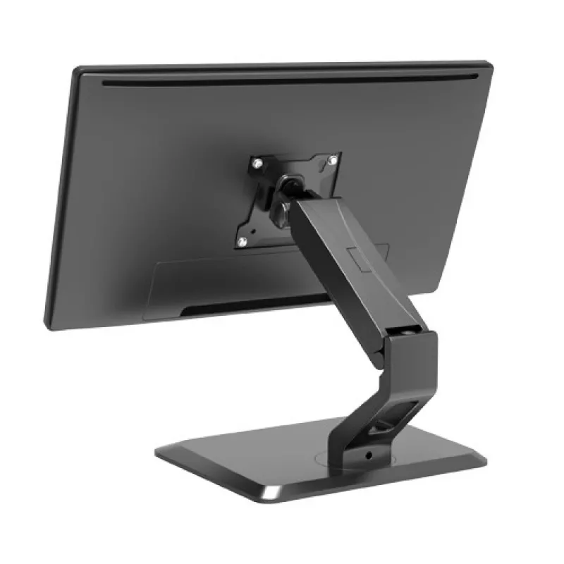 Techly ICA-LCD 35TS supporto da scrivania per monitor touchscreen, 17-32 pollici, fino a 10 kg, VESA 75x75/100x100, molla a gas, nero