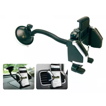 Sandberg In Car Universal Mobile Holder, telefono cellulare/smartphone, supporto passivo, auto, nero