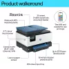 HP OfficeJet Pro 9125e stampante all-in-one a colori wireless, Instant Ink; stampa fronte-retro