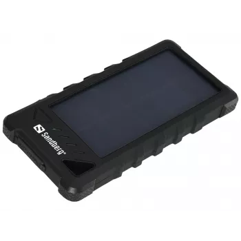 Sandberg Outdoor Solar Powerbank 16000, 16000 mAh, litio-ione (Li-Ion), nero
