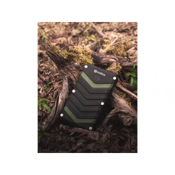 Sandberg Survivor Powerbank 20000, 20000 mAh, litio-ione (Li-Ion), nero, verde