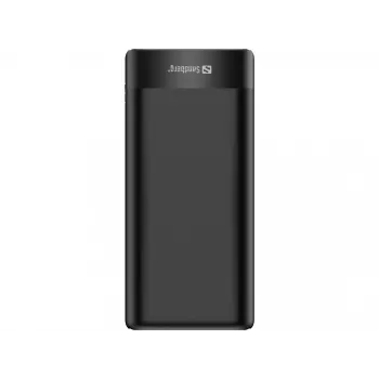 Sandberg Powerbank 20000 PD65W+2xQC3.0, 20000 mAh, litio-ione (Li-Ion), Quick Charge 3.0, 65 W, nero