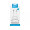 Sandberg USB-A a Lightning MFI 1M, 1 m, Lightning, USB A, bianco, dritto, dritto