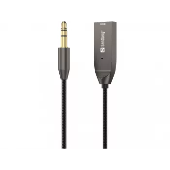 Sandberg Wireless Audio Link USB, USB, A2DP, AVRCP, HFP, 10 m, nero, dock, 5 V
