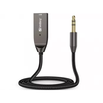 Sandberg Wireless Audio Link USB, USB, A2DP, AVRCP, HFP, 10 m, nero, dock, 5 V
