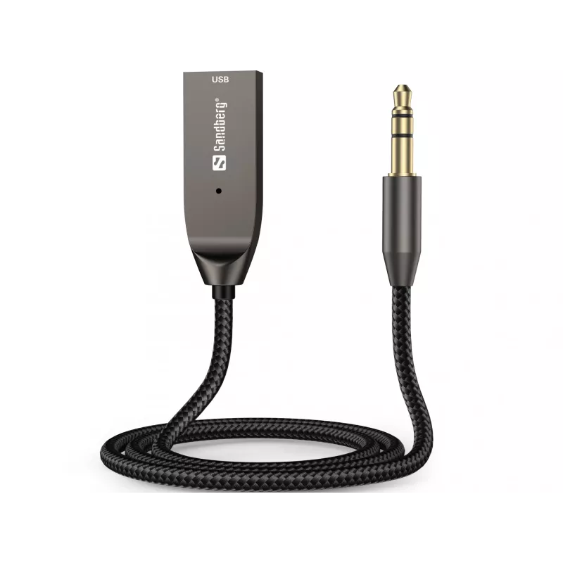 Sandberg Wireless Audio Link USB, USB, A2DP, AVRCP, HFP, 10 m, nero, dock, 5 V
