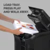 Fellowes Distruggidocumenti 550 fogli alimentazione automatica taglio a croce AutoMax 550C con contenitore da 83 litri alta sicurezza P4