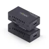 StarTech.com Extender HDMI su CAT5e/CAT6, 4K 60Hz, fino a 200ft (60m), kit trasmettitore e ricevitore, Power over Cavo, formato compatto