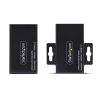 StarTech.com Extender HDMI su CAT5e/CAT6, 4K 60Hz, fino a 200ft (60m), kit trasmettitore e ricevitore, Power over Cavo, formato compatto