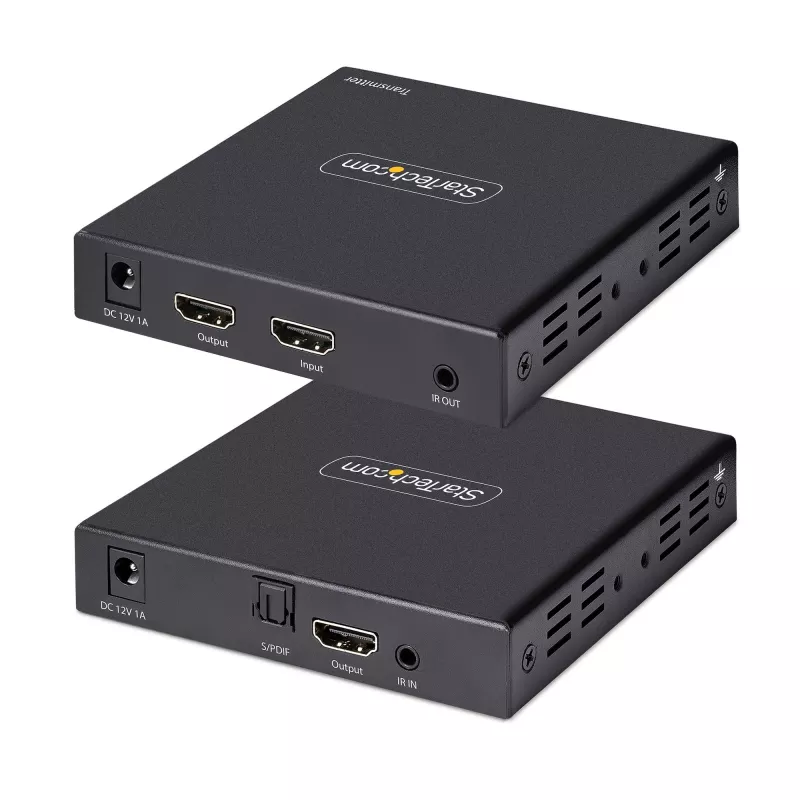 StarTech.com 4K70IC-EXTEND-HDMI Extender AV trasmettitore e ricevitore AV nero