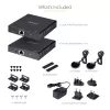 StarTech.com 4K70IC-EXTEND-HDMI Extender AV trasmettitore e ricevitore AV nero