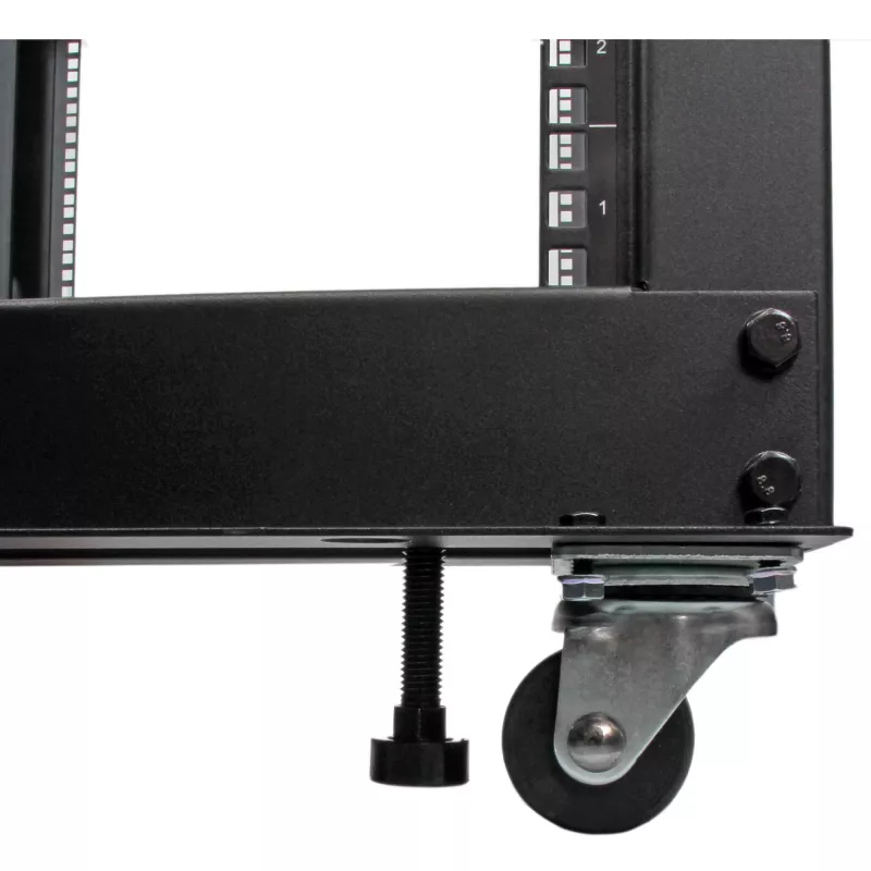 StarTech.com Rack server open-frame mobile a 4 montanti 12U, rack di rete a quattro montanti 19