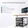 StarTech.com Rack server open-frame mobile a 4 montanti 12U, rack di rete a quattro montanti 19