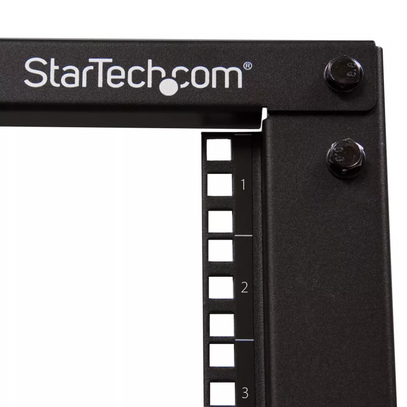 StarTech.com Rack server open-frame mobile a 4 montanti 15U, rack di rete a quattro montanti 19