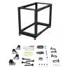 StarTech.com Rack server open-frame mobile a 4 montanti 15U, rack di rete a quattro montanti 19