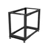 StarTech.com Rack server open-frame mobile a 4 montanti 15U, rack di rete a quattro montanti 19