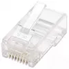 Intellinet Connettore modulare RJ45, Cat6, UTP, 2 pin, per conduttori flessibili, contatti placcati in oro 15 µ, confezione da 100