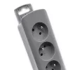 Prolunga di alimentazione Qoltec 50275 1.8m 5 prese AC uso interno grigio