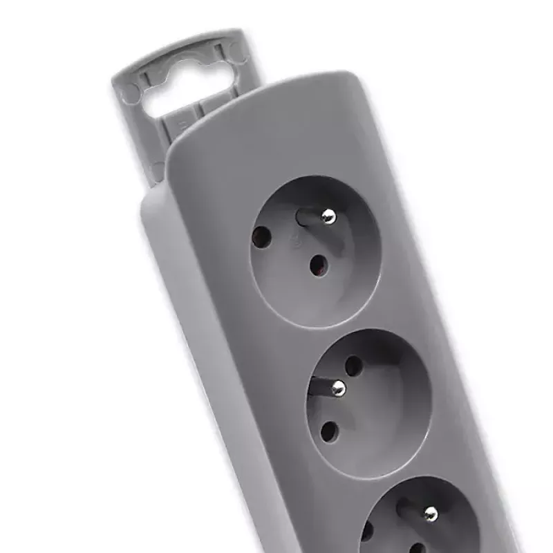 Prolunga di alimentazione Qoltec 50275 1.8m 5 prese AC uso interno grigio