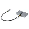 StarTech.com hub USB-C a 4 porte con Power Delivery Pass-Through 100W – 2x USB-A + 2x USB-C – USB 3.0 5Gbps – cavo lungo 1ft (30cm) – hub USB Type-C a USB-A/C portatile