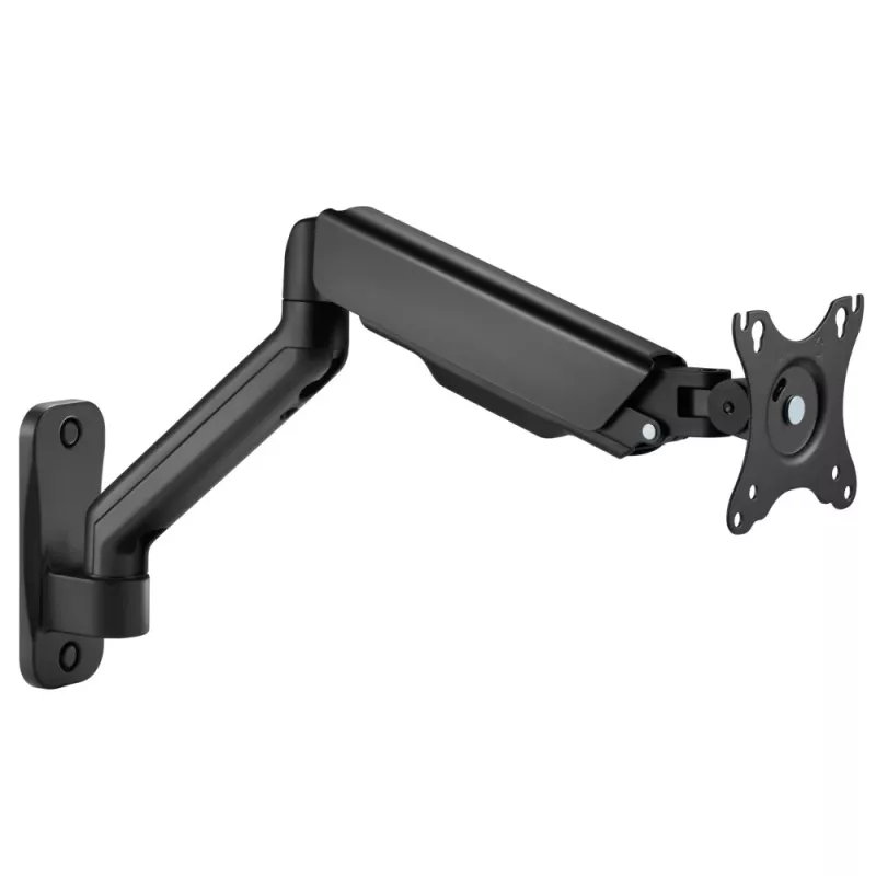 Techly ICA-LCD G112E supporto da parete girevole con molla a gas, per 1 display da 17-32 pollici (43-81,3 cm), 9 kg