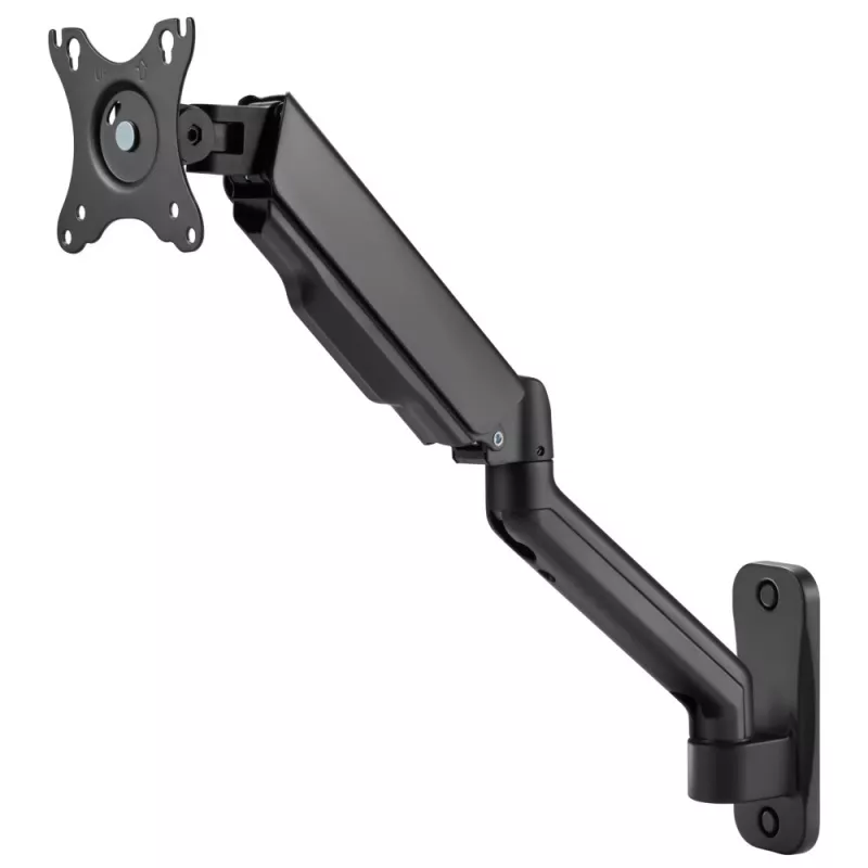 Techly ICA-LCD G112E supporto da parete girevole con molla a gas, per 1 display da 17-32 pollici (43-81,3 cm), 9 kg