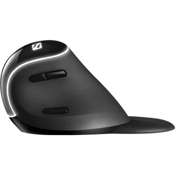 Sandberg Wireless Vertical Mouse Pro, per destrimani, design verticale, ottico, RF Wireless, 1600 DPI, nero