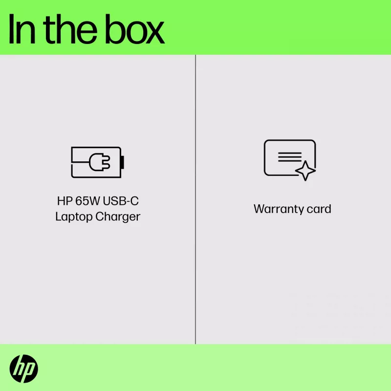 HP USB-C 65W Alimentatore per laptop, Laptop, Interno, 90 V, 47 - 63 Hz, 65 W, 5 - 20 V